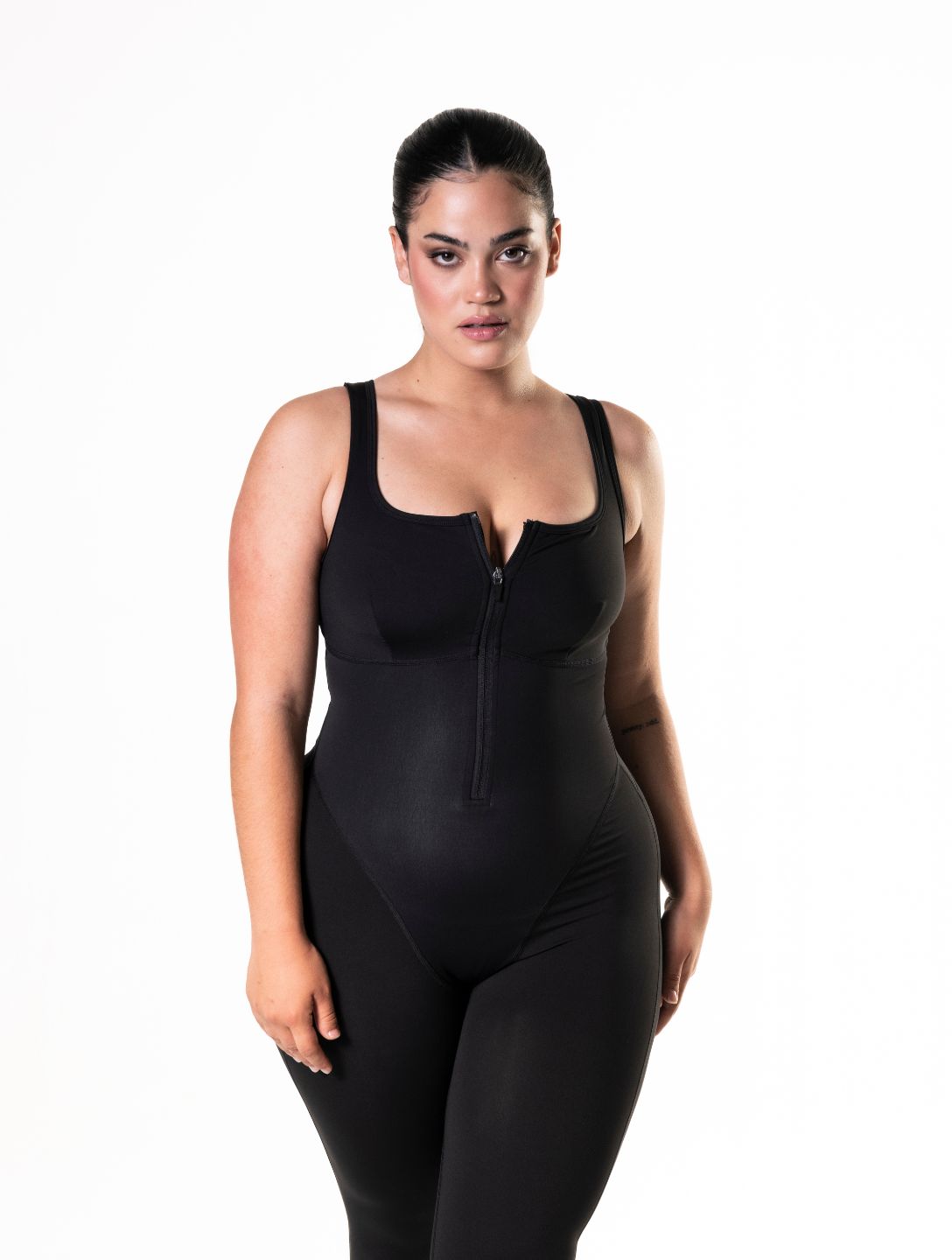 Catsuit mit Frontreißverschluss