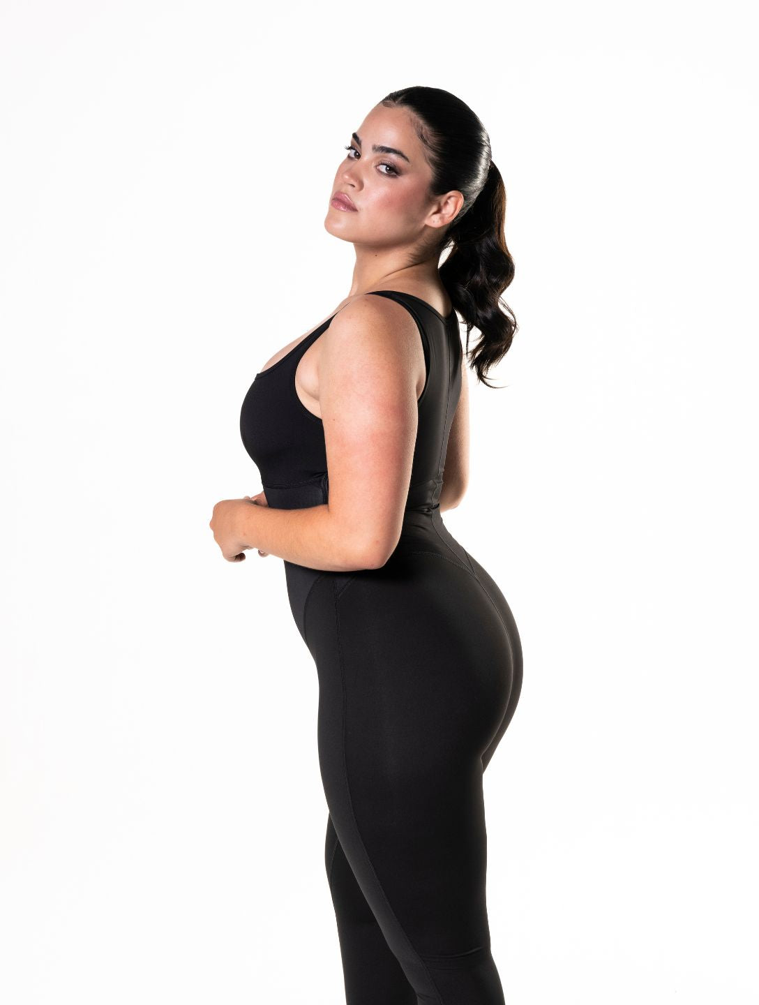 Catsuit mit Frontreißverschluss