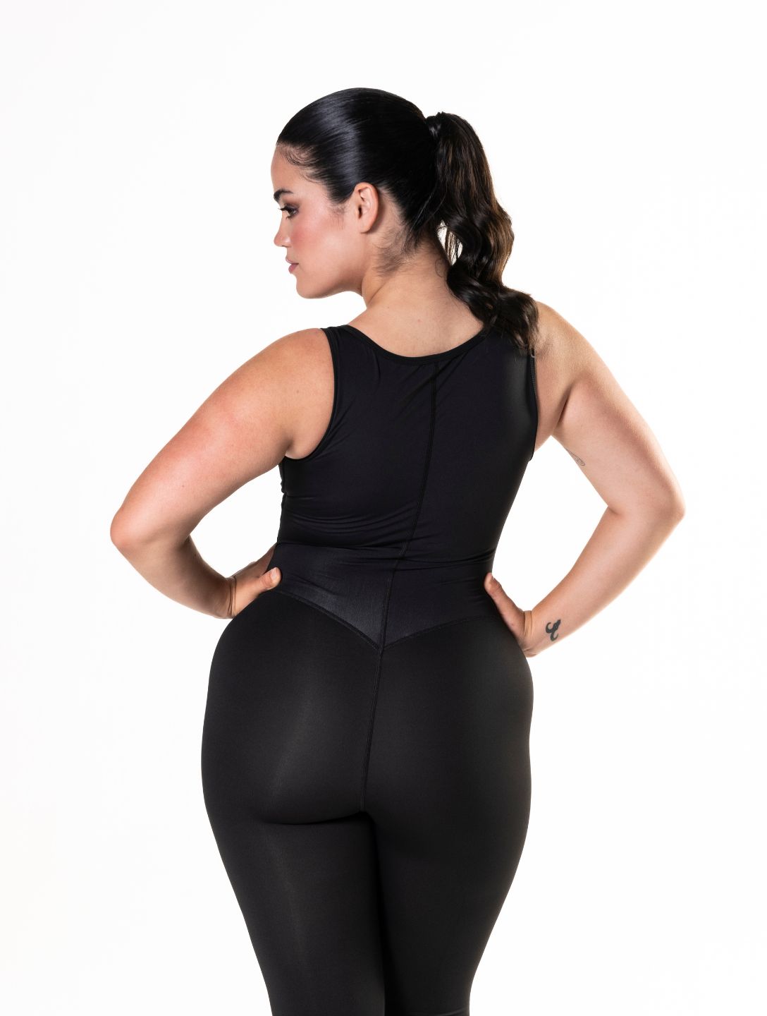 Catsuit mit Frontreißverschluss