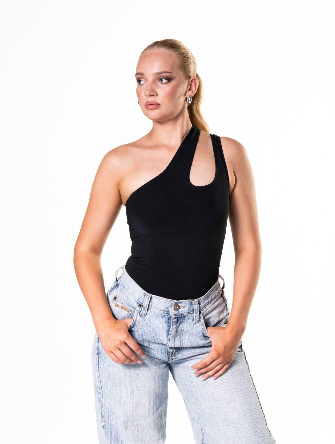 Ein-Schulter-Shapewear-Bodysuit