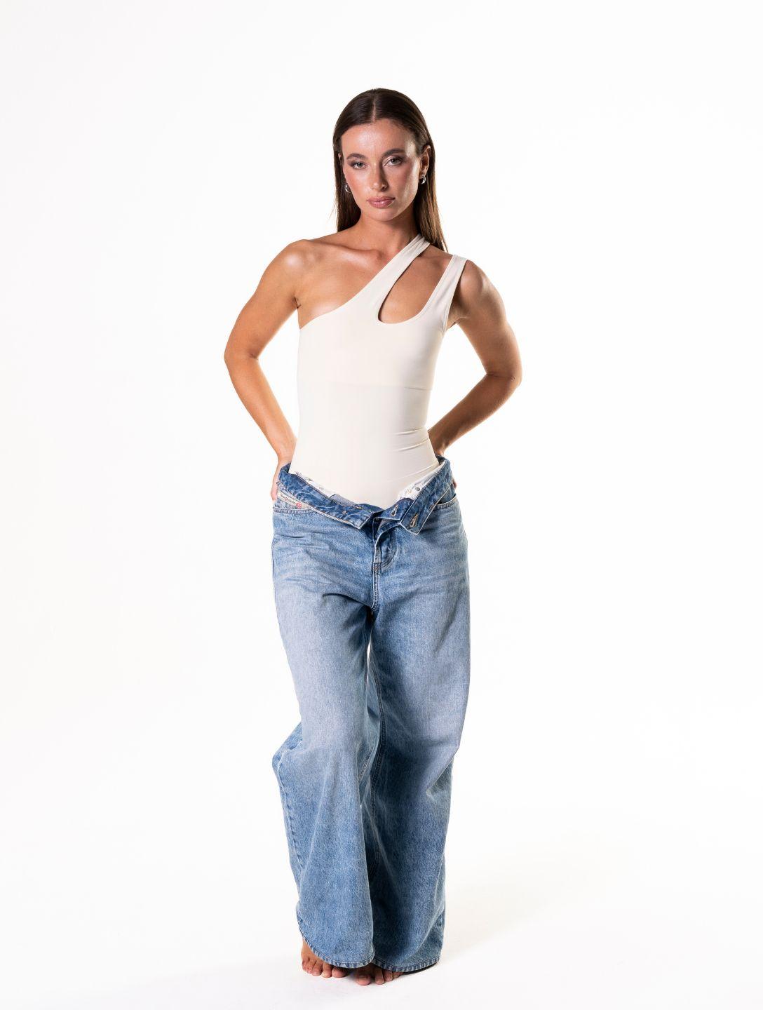 Ein-Schulter-Shapewear-Bodysuit