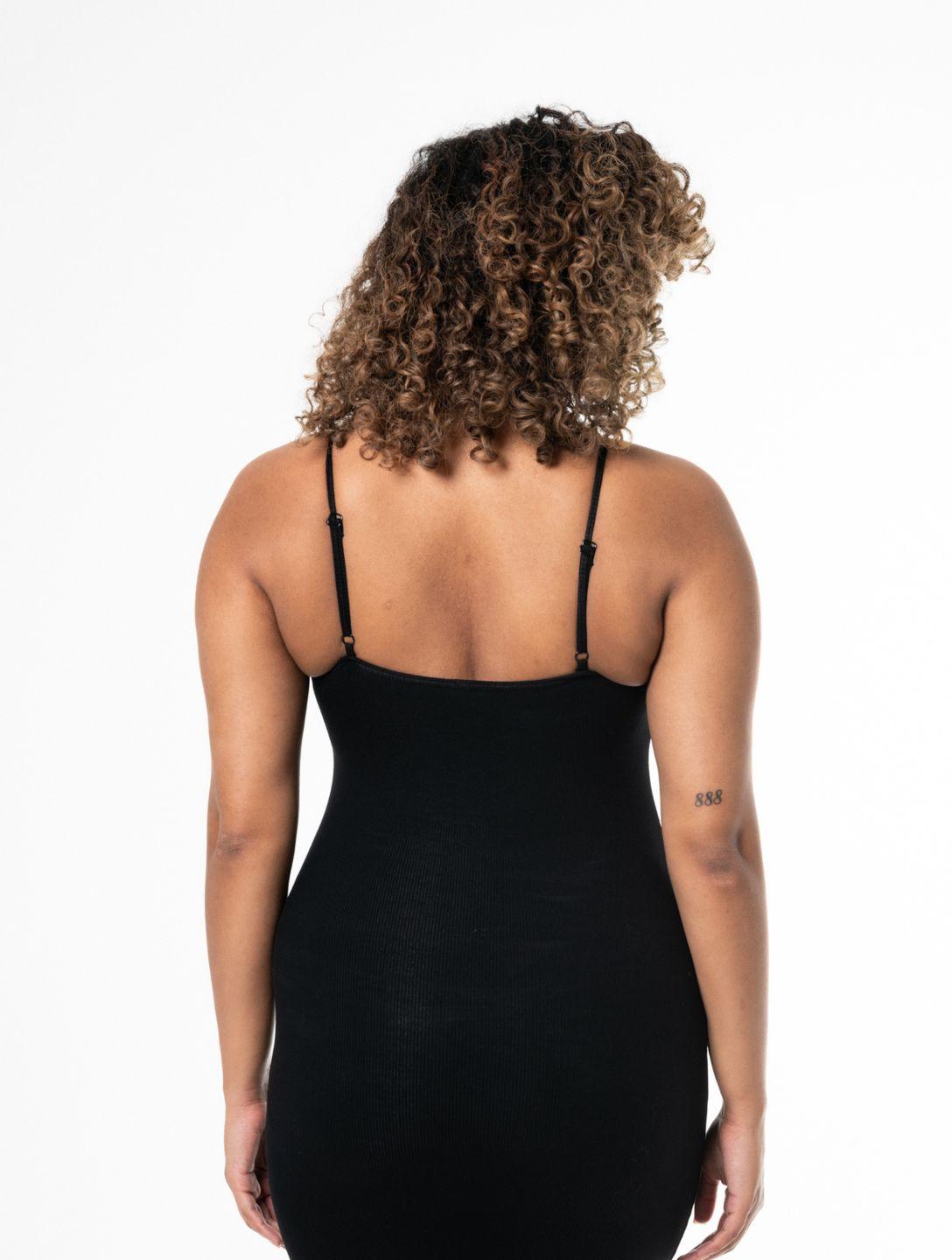 Figurformendes Slip-Maxikleid