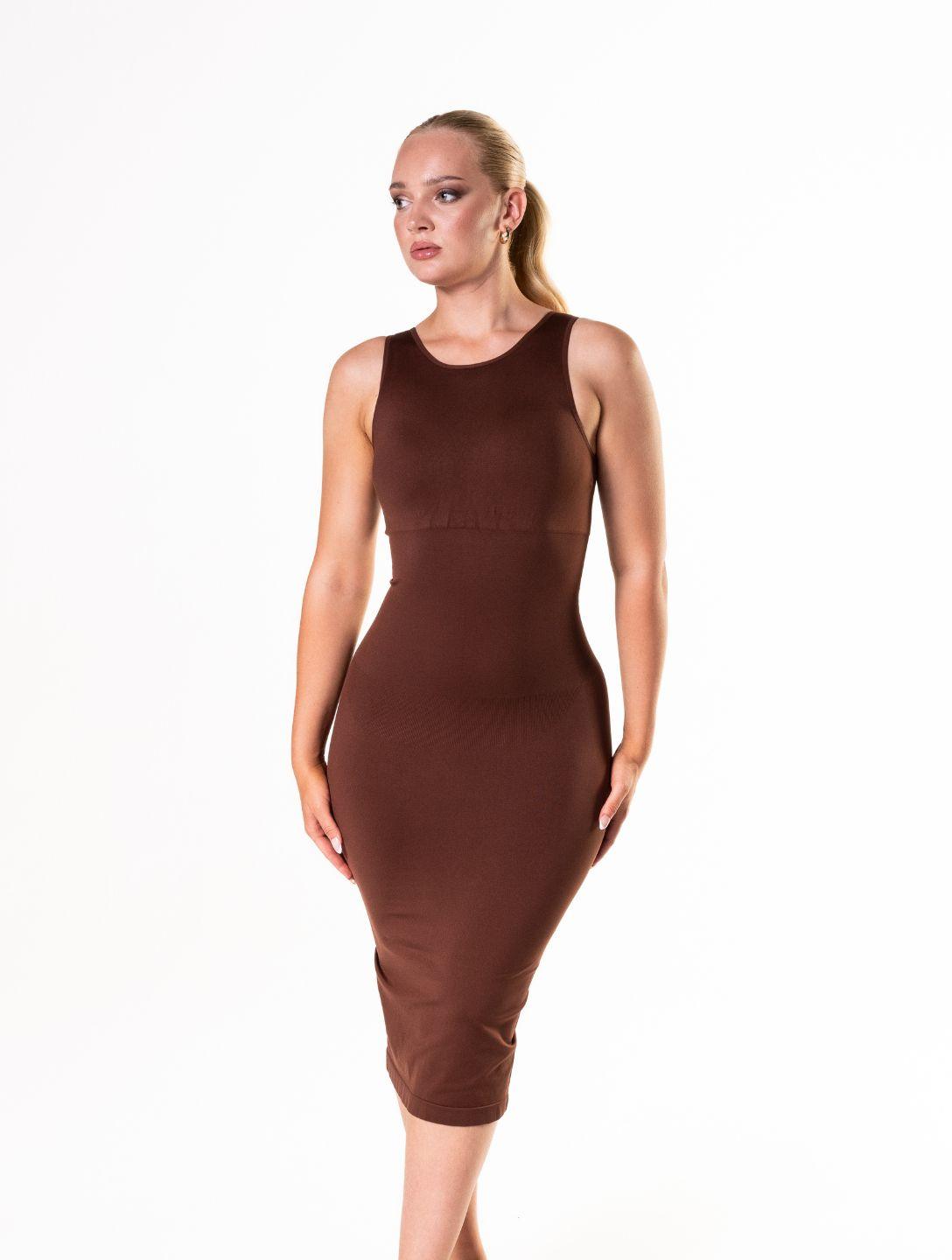 Ärmelloses Shapewear-Maxikleid