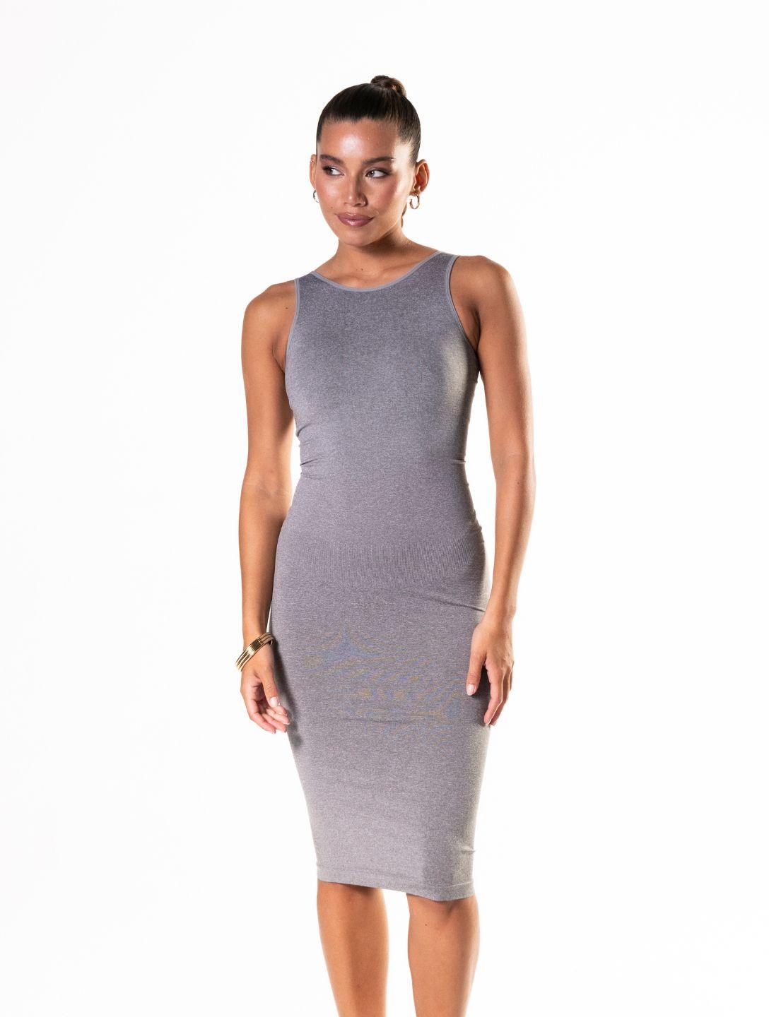 Ärmelloses Shapewear-Maxikleid