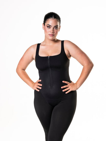 Catsuit mit Frontreißverschluss