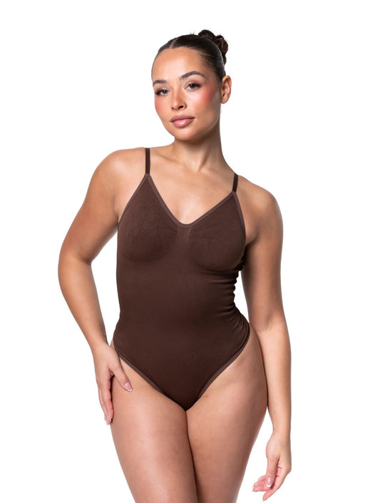 Bodysuit mit Fio Dental und tiefem Rückenausschnitt