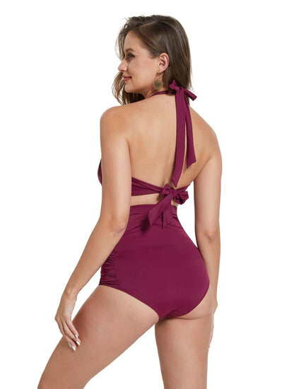 Shapewear-Bikini mit High-Waist-Schnitt